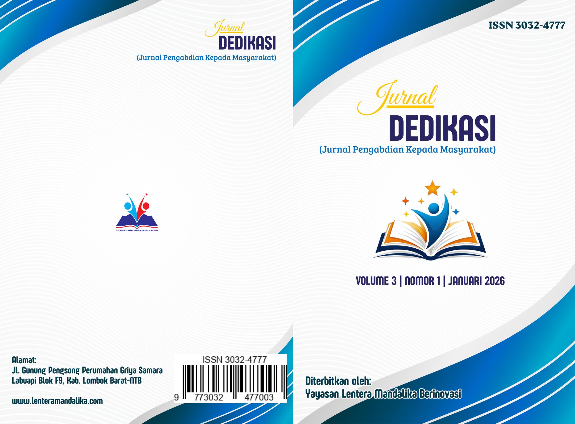 					Lihat Vol 3 No 1 (2026): Jurnal Dedikasi: Jurnal Pengabdian Kepada Masyarakat
				